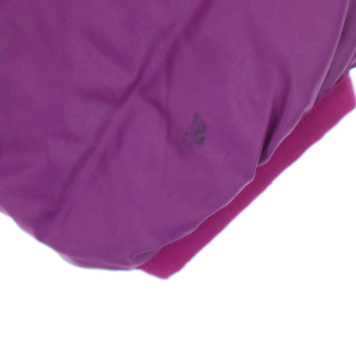 mont-bell モンベル 英字 長袖 ダウンジャケット 130 パープル フード取り外し可 キッズ