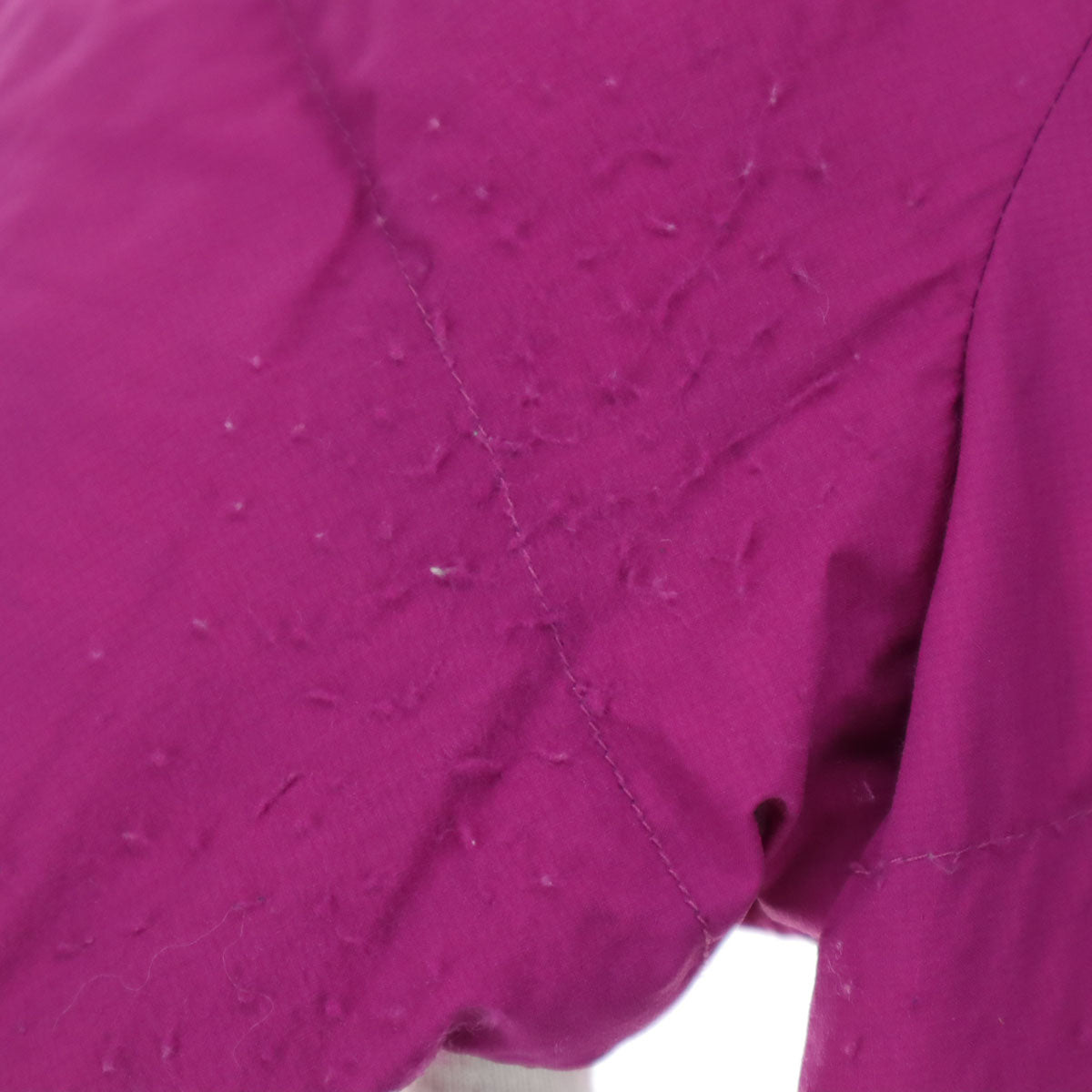 mont-bell モンベル 英字 長袖 ダウンジャケット 130 パープル 収納袋付属 キッズ