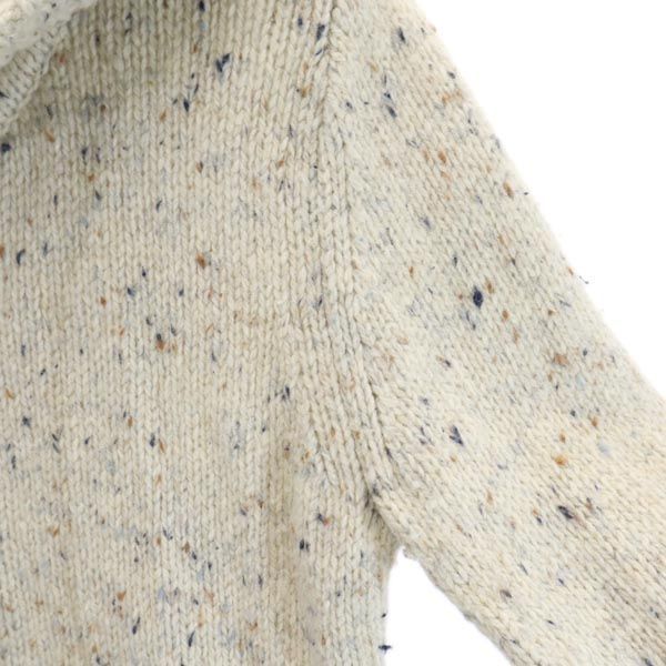 patagonia パタゴニア ハーフボタン ニットジャケット M ベージュ系 アウトドア レディース