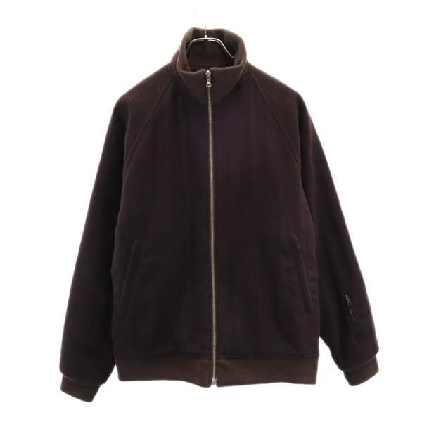 SOPH. ソフ ウールブレンド ハイネック ジップジャケット M ブラウン メンズ
