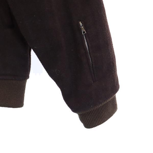 SOPH. ソフ ウールブレンド ハイネック ジップジャケット M ブラウン メンズ