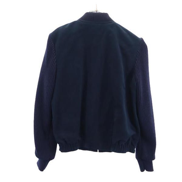 A.P.C. アーペーセー 袖ニット切替 中綿ジャケット S ネイビー系 レディース