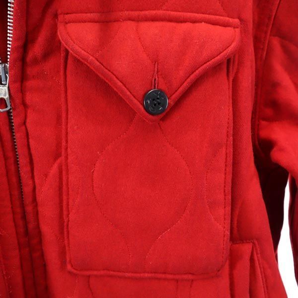 Denime ドゥニーム オリゾンティー オールド ウールジャケット 40 赤 メンズ