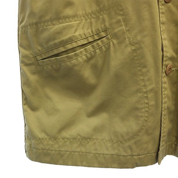 ティンバーランド ウェザーギア ワンポイント刺繍 ハンティングジャケット S/P ベージュ ワーク メンズ