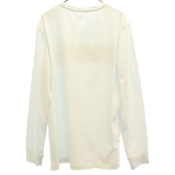 PEPE JEANS LONDON ペペジーンズロンドン プリント 長袖 Tシャツ L ホワイト ロンT メンズ
