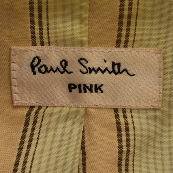 PAUL SMITH PINK ポールスミスピンク トレンチ ジャケット 40 ブラウン レディース