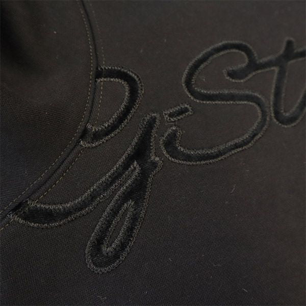 G-STAR RAW ジースターロウ ワッペン刺繍 長袖 トレーナー XS ブラック スウェット 裏起毛 メンズ