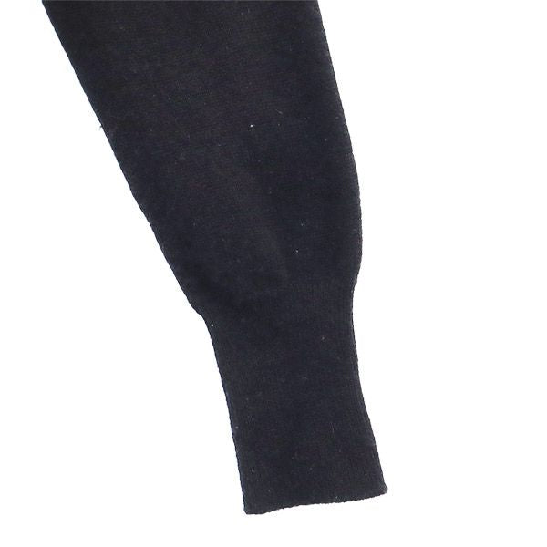 23ku 23区 カシミヤ100% 長袖 Vネック セーター 38 ブラック ニット レディース