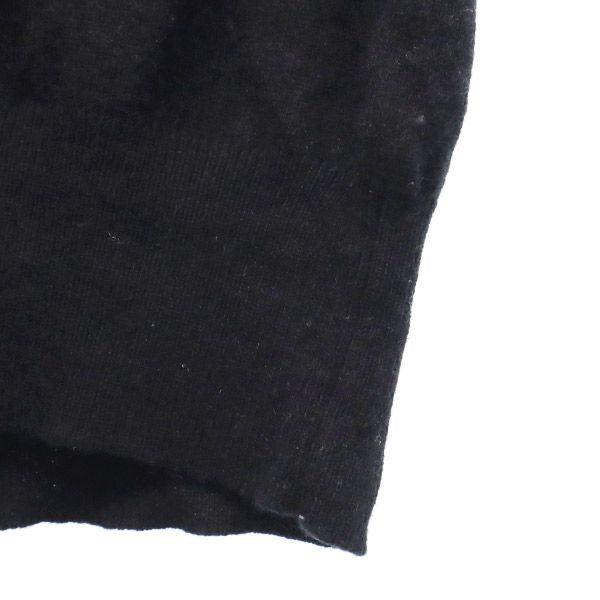 23ku 23区 カシミヤ100% 長袖 Vネック セーター 38 ブラック ニット レディース