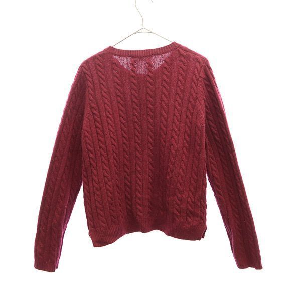 MACPHEE マカフィー ウールブレンド 長袖 ニットカーディガン 1 レッド トゥモローランド レディース