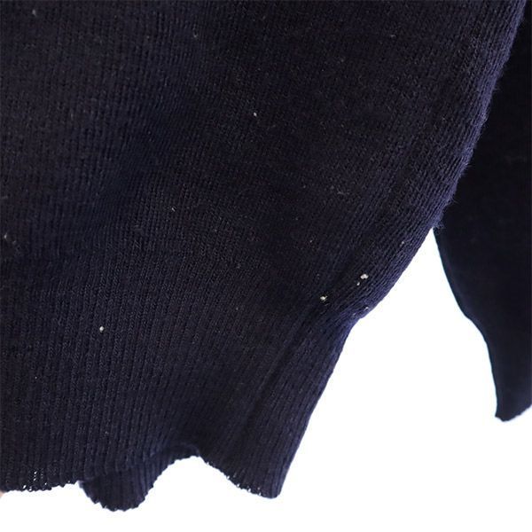 SAINT JAMES セントジェームス 長袖 Vネック セーター ネイビー ニット レディース