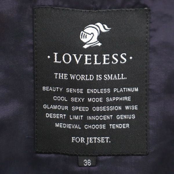 LOVELESS ラブレス 総柄 ブルゾン 36 レディース