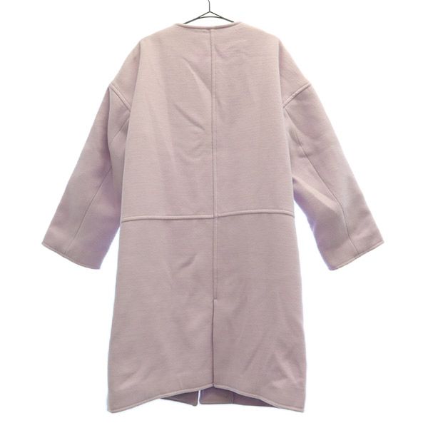 SNIDEL スナイデル ノーカラーコート F パープル レディース