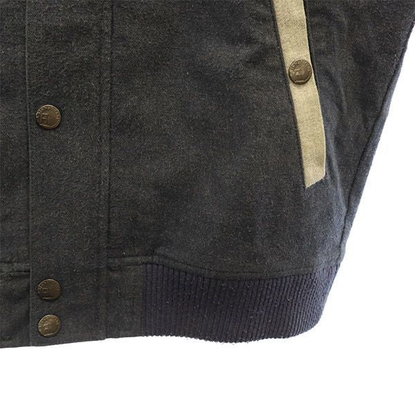 インハビタント ワンポイントワッペン スタジャン S INHABITANT フード付 メンズ