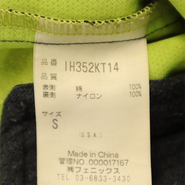 インハビタント ワンポイントワッペン スタジャン S INHABITANT フード付 メンズ