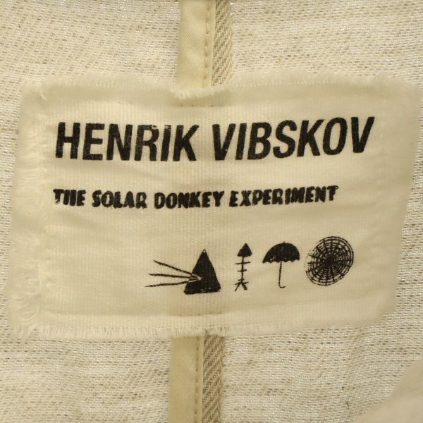HENRIK VIBSKOV ヘンリックヴィブスコフ リネンブレンド ジャケット ホワイト レディース