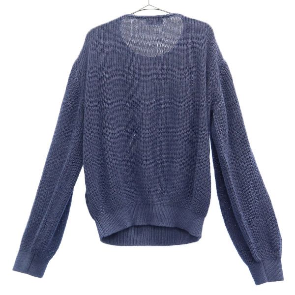 Rencontrant レンコントラント 長袖 ニット M ネイビー セーター レディース