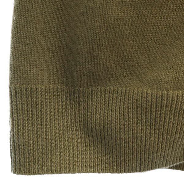 FRAY I.D フレイアイディー ウール 長袖 ロング ニットカーディガン F カーキ レディース