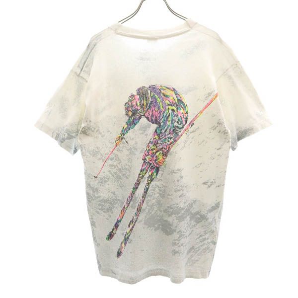 FRUIT OF THE LOOM フルーツオブザルーム 90s オールド USA製 プリント 半袖 Tシャツ M ホワイト メンズ