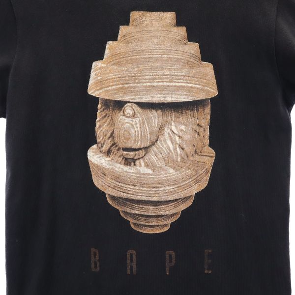 A BATHING APE アベイシングエイプ 日本製 半袖 Tシャツ M ブラック系 メンズ