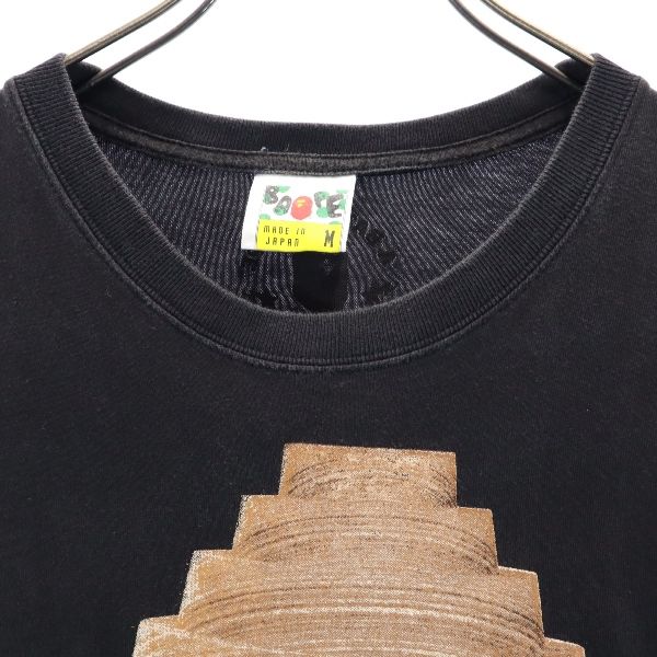 A BATHING APE アベイシングエイプ 日本製 半袖 Tシャツ M ブラック系 メンズ