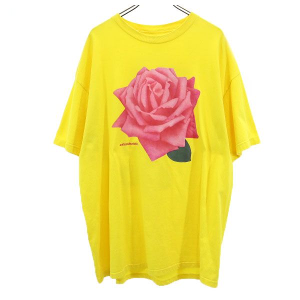 ANTI SOCIAL SOCIAL CLUB アンチソーシャルソーシャルクラブ USA製 半袖 Tシャツ XXL イエロー系 メンズ