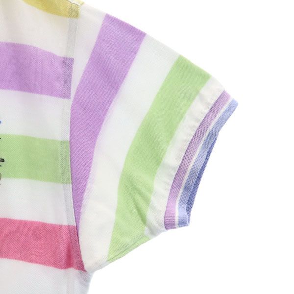 KENZO ケンゾー 日本製 ボーダー 半袖 ポロシャツ 3 鹿の子 メンズ