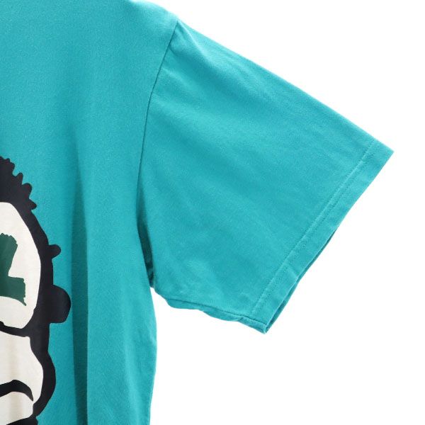 XLARGE エクストララージ プリント 半袖 Tシャツ L グリーン系 メンズ