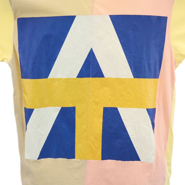 コムデギャルソンオムドゥ 2019年 日本製 デザイン 半袖 デザイン Tシャツ S COMME des GARCONS HOMME DEUX メンズ