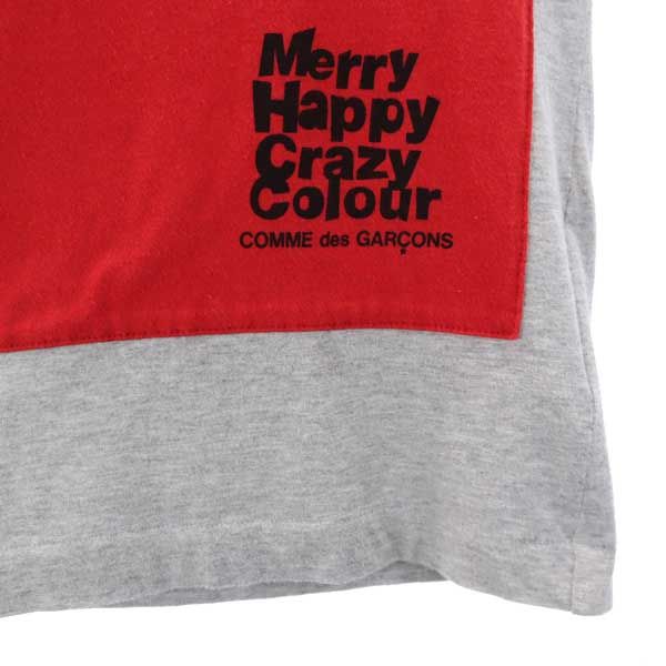 COMME des GARCONS コムデギャルソン 2010年 日本製 半袖 Tシャツ S レッド系 メンズ