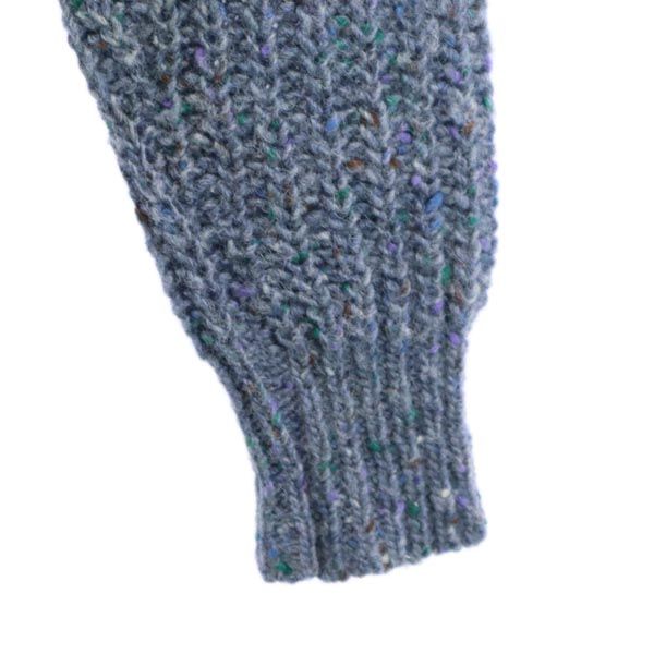 WOOLRICH ウールリッチ 70s 白タグ ヴィンテージ 長袖 ニット 青系 クルーネック セーター メンズ