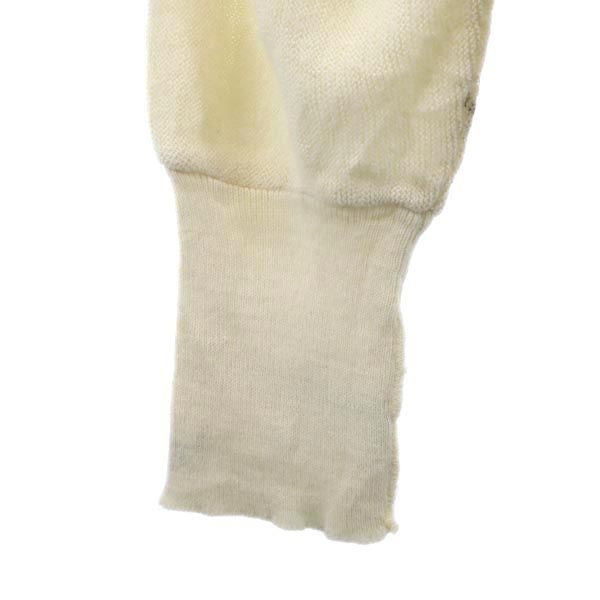 IZOD LACOSTE アイゾットラコステ 80s ヴィンテージ 長袖 Vネック ニット M アイボリー セーター メンズ