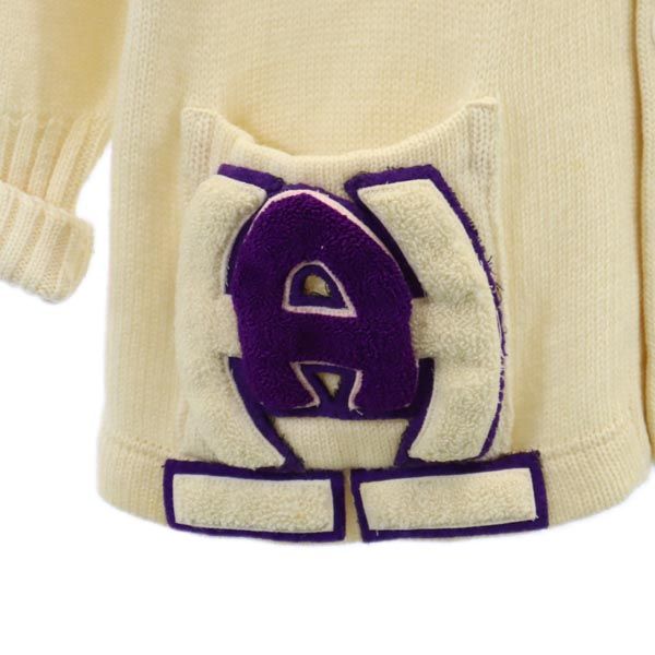 IMPERIAL インペリアル 70s ヴィンテージ ウール 長袖 ニットカーディガン 38 アイボリー セーター メンズ