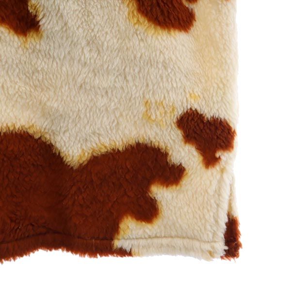 styleeyes スタイルアイズ 東洋エンタープライズ 総柄 ボアジャケット 40 ベージュ×茶 プルオーバー トップス メンズ