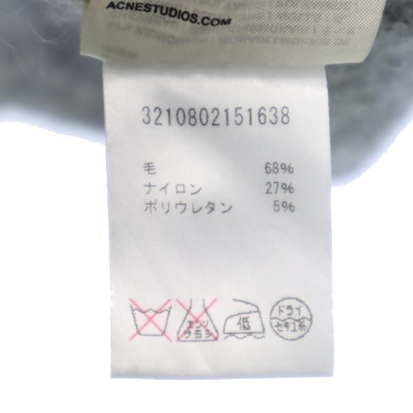 ACNE STUDIOS アクネストゥディオズ ウールブレンド 長袖 ニット ワンピース XXS グレー系 セーター レディース