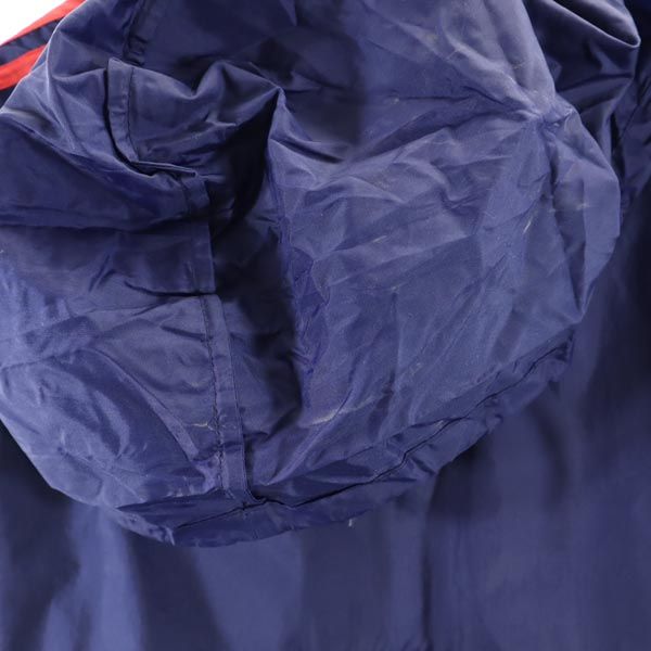 adidas アディダス 80s ヴィンテージ 銀タグ 3ライン ウインドブレーカー M ネイビー スポーツ ジャケット メンズ