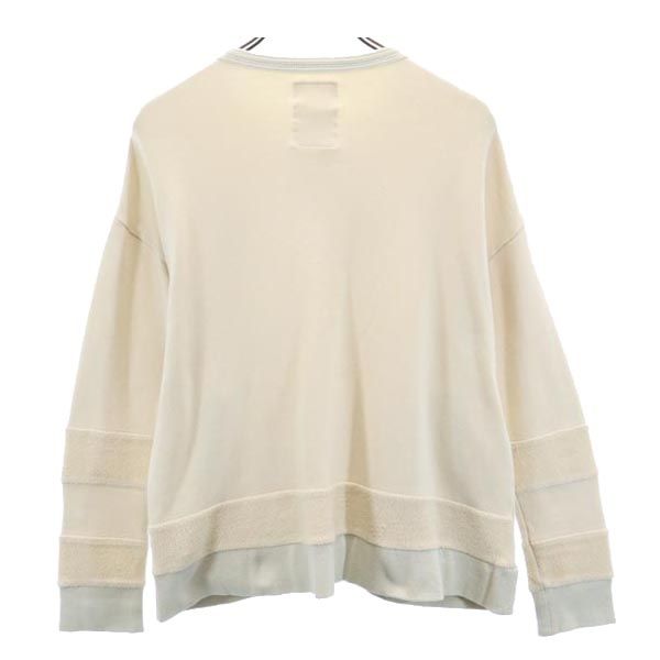 SHAREEF シャリーフ 日本製 長袖 スウェット トレーナー 1 ベージュ系 メンズ