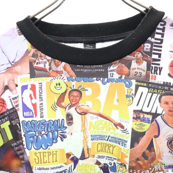 SURRY NBAデザインプリント 長袖 スウェット トレーナー XXL メンズ