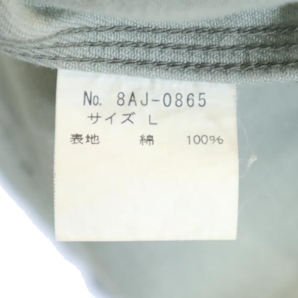 OZONE ROCKS オゾンロックス 日本製 ストライプ デニムジャケット L グレー系 メンズ