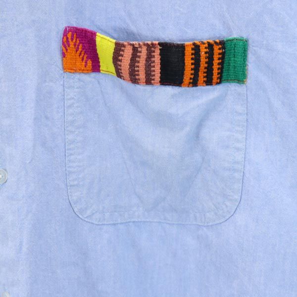 VINTAGE ヴィンテージ 60s 70s 半袖 シャンブレーシャツ L メンズ