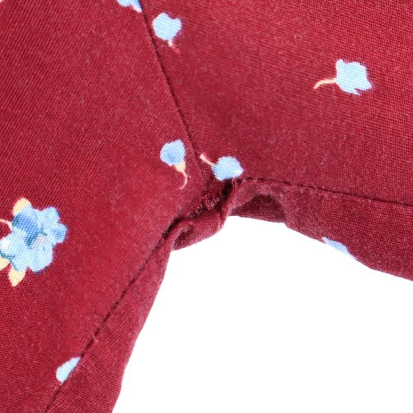 Panhandle Slim パンハンドルスリム 70s USA製 ヴィンテージ 花柄 長袖 ウエスタンシャツ 赤系 スマイルポケット メンズ