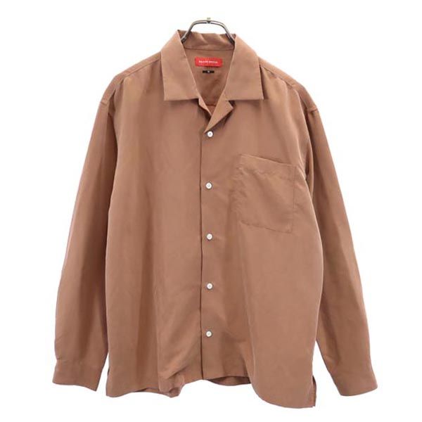 MAISON SPECIAL メゾンスペシャル 長袖 オープンカラーシャツ 46