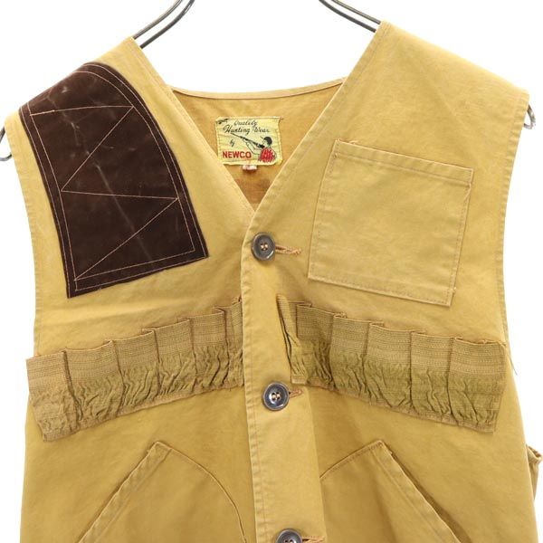 NEWCO 60s ヴィンテージ ベスト S キャメル メンズ