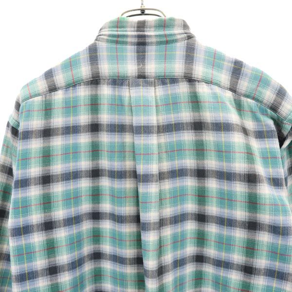 ポロカントリー チェック柄 長袖 シャツ M グリーン系 POLO COUNTRY RALPH LAUREN メンズ