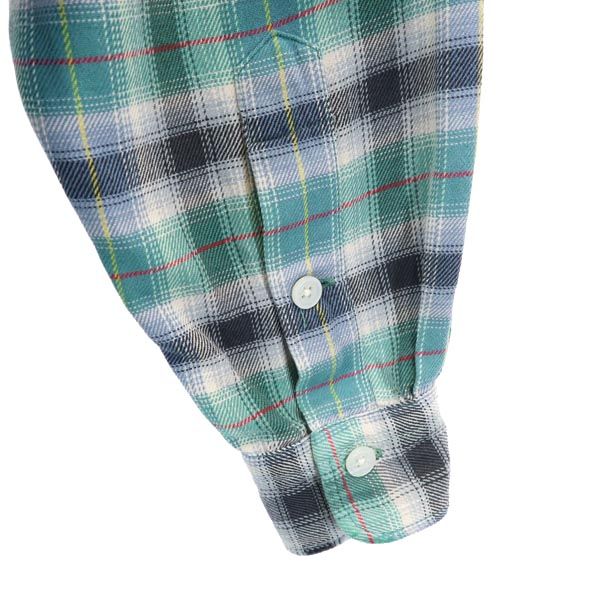 ポロカントリー チェック柄 長袖 シャツ M グリーン系 POLO COUNTRY RALPH LAUREN メンズ