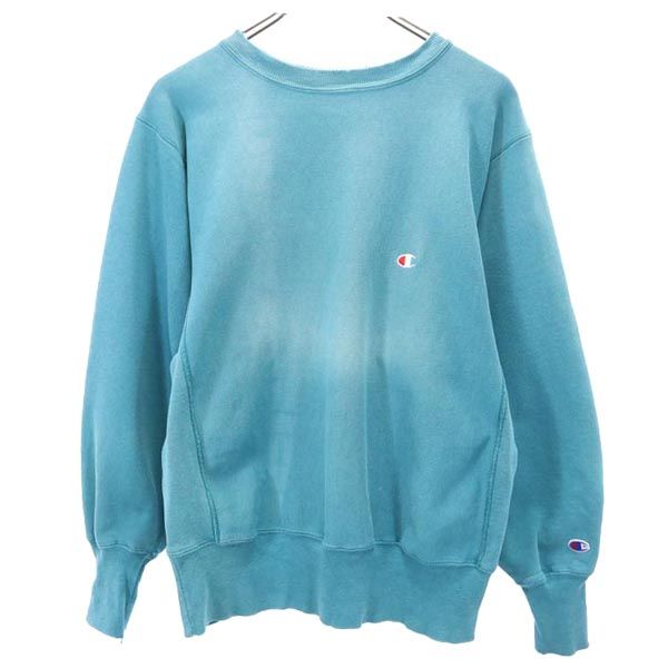 Champion チャンピオン 90s USA製 長袖 REVERSE WEAVE スウェット M グリーン系 裏起毛 メンズ