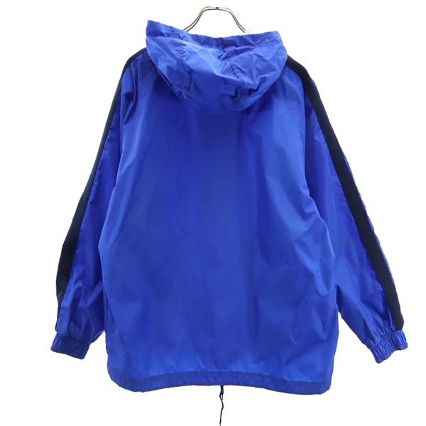 NIKE ナイキ 90s 00s 白タグ オールド ヴィンテージ 長袖 ハーフジップ アノラックパーカー M ブルー系 メンズ