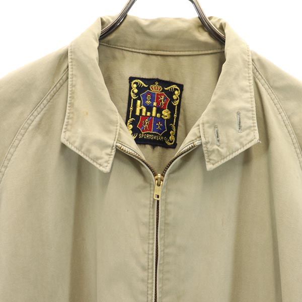 HIS 60s 70s ヴィンテージ TALONジップ 長袖 スイングトップ カーキ系 メンズ