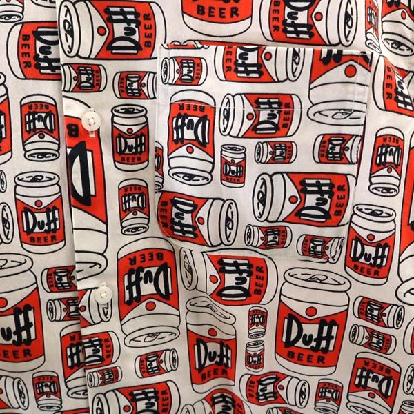 XLARGE エクストララージ 総柄 半袖 オープンカラーシャツ M グレー系 開襟 メンズ