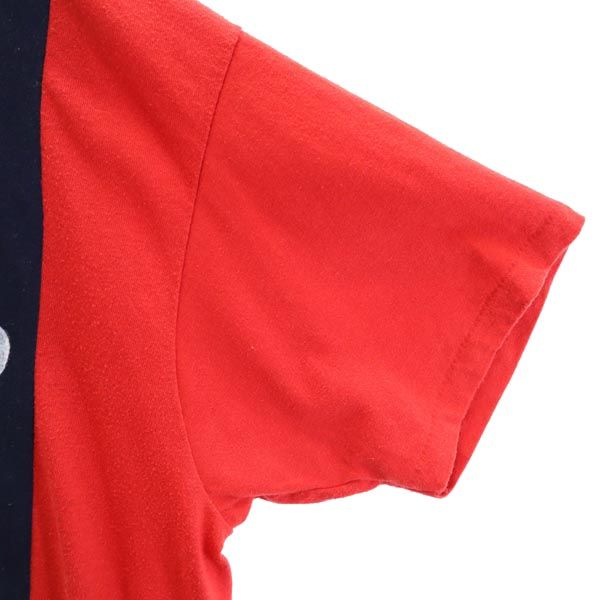 RESCARP リスカープ 23ss リメイク 半袖 Tシャツ 紺×赤×グレー メンズ